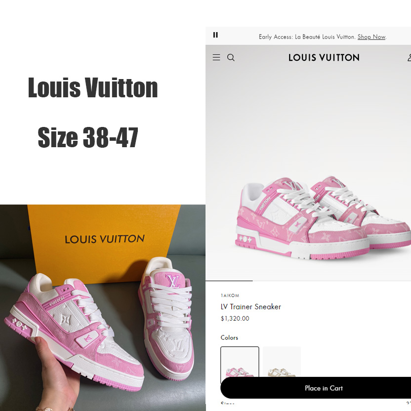 Louis Vuitton LV Trainer Sneaker      1AIKOM - DesignerGu