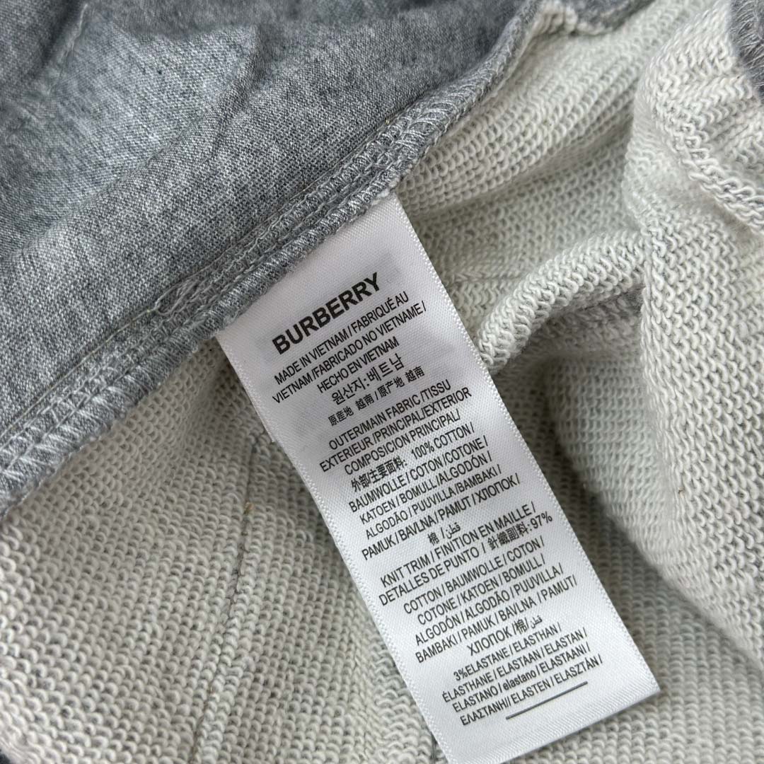 Burberry Check Trim Cotton Jogging Pants - DesignerGu