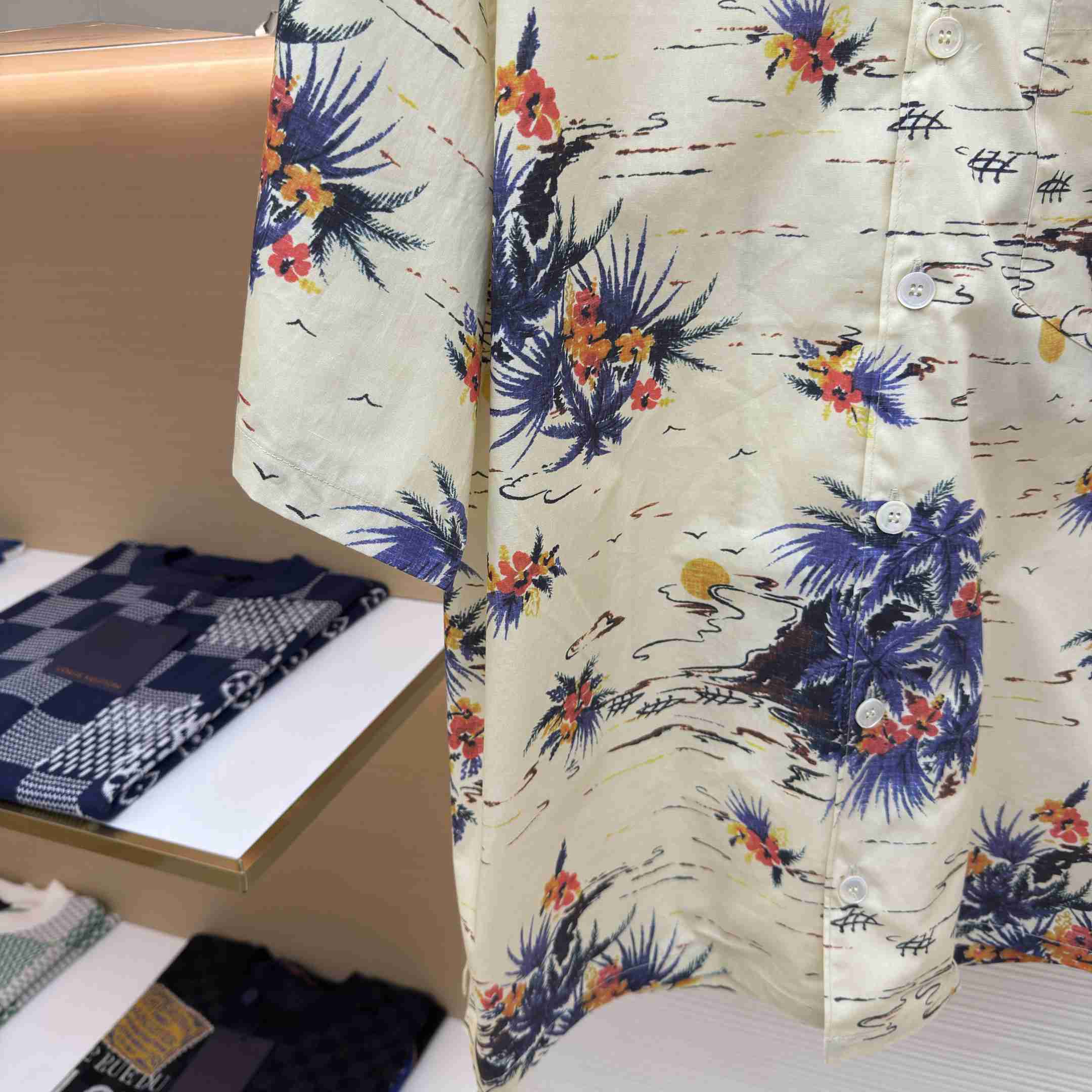 Prada Printed Cotton Bowling Shirt - DesignerGu