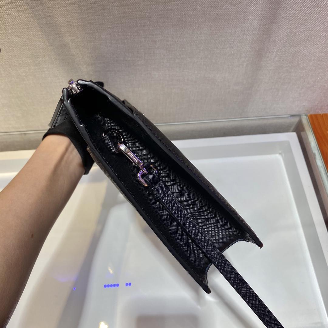 Prada Saffiano Leather Pouch - DesignerGu