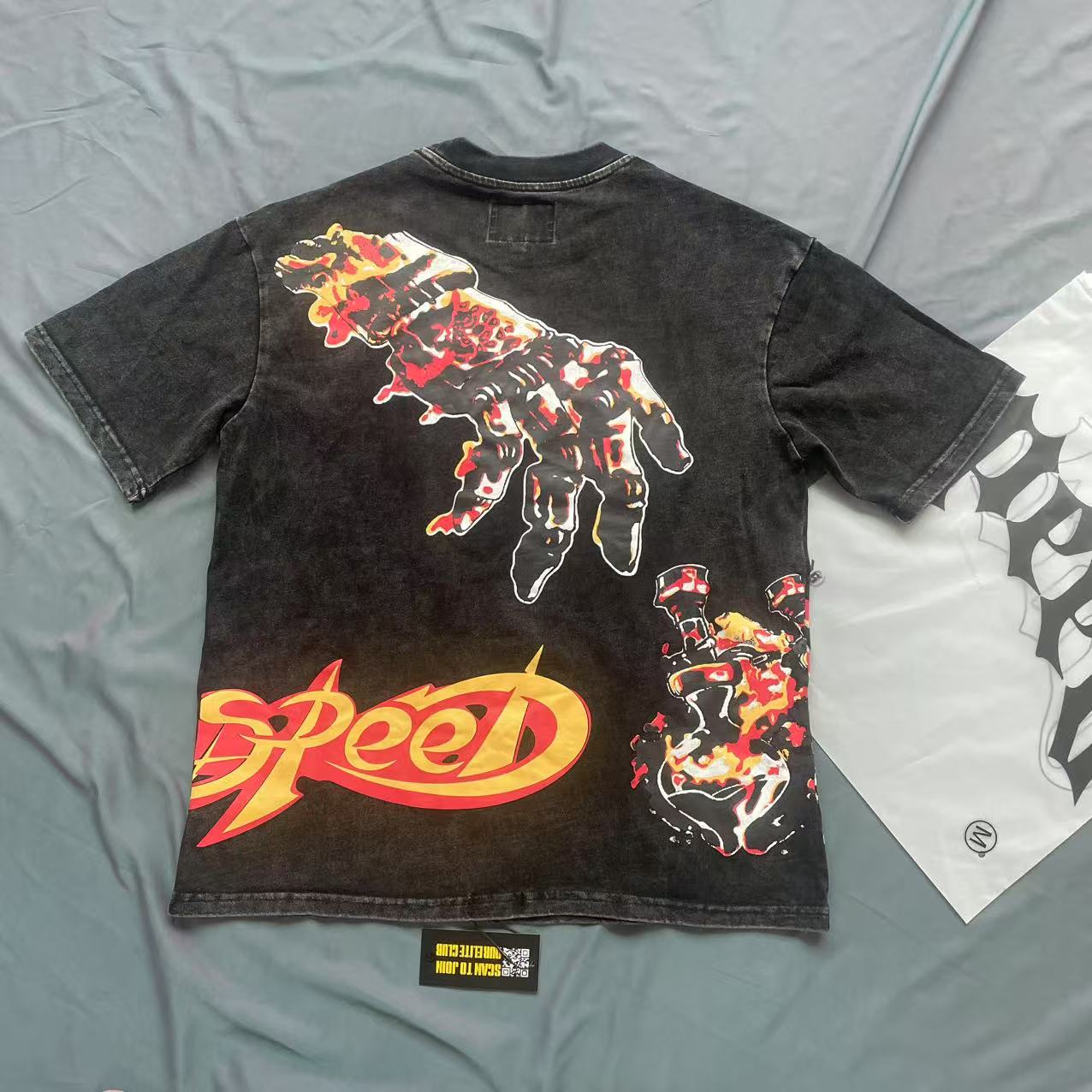 Godspeed PYP Tee Black Wash - DesignerGu