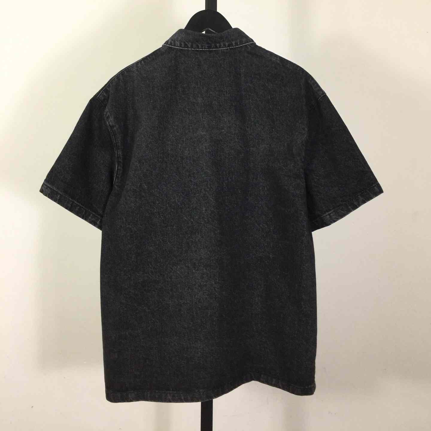 Prada Logo Denim Shirt - DesignerGu