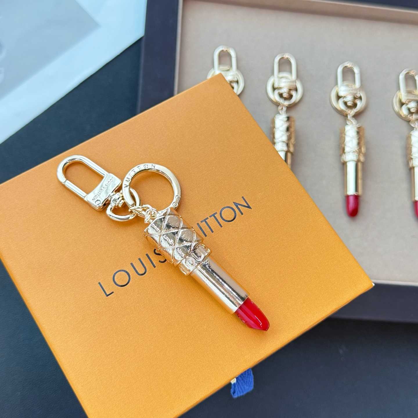 Louis Vuitton LV Lipstick Bag Charm   M03006 - DesignerGu