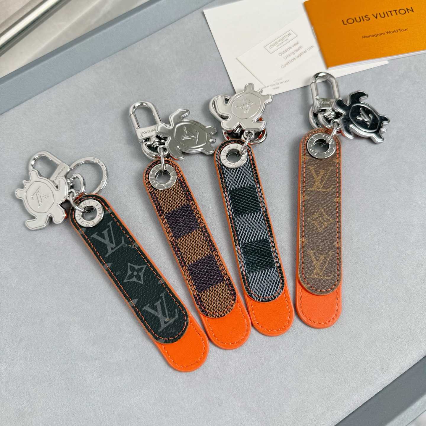 Louis Vuitton Dragonne Tab Key Holder and Bag Charm   M02558 - DesignerGu