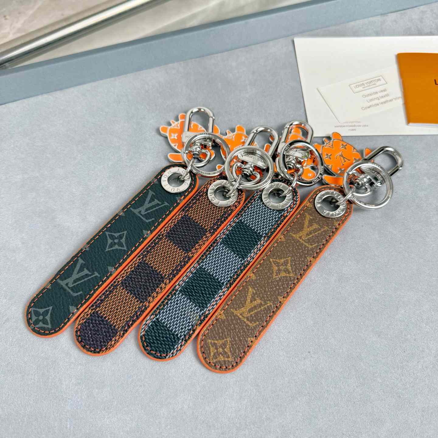 Louis Vuitton Dragonne Tab Key Holder and Bag Charm   M02558 - DesignerGu