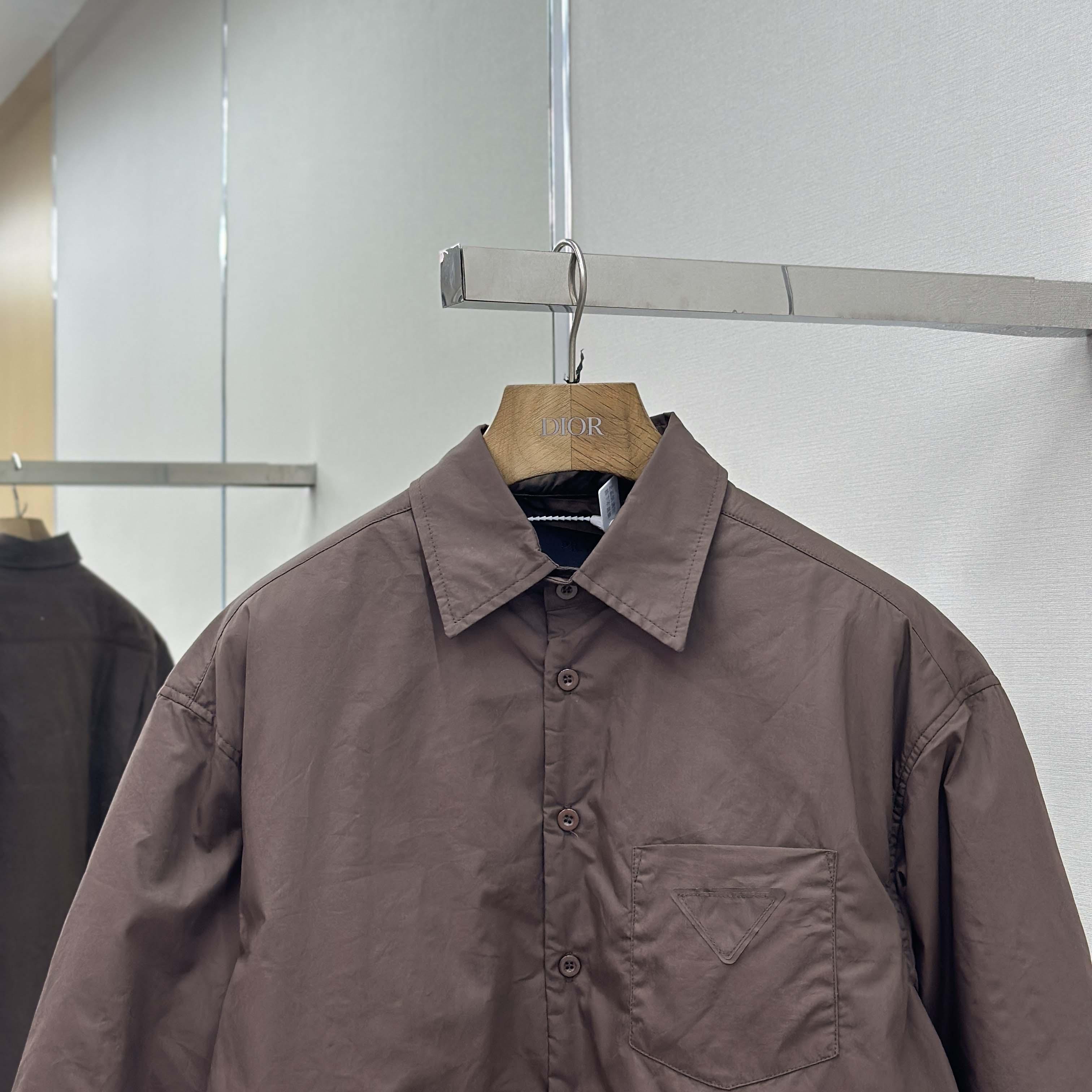 Prada Light Re-Nylon Shirt - DesignerGu