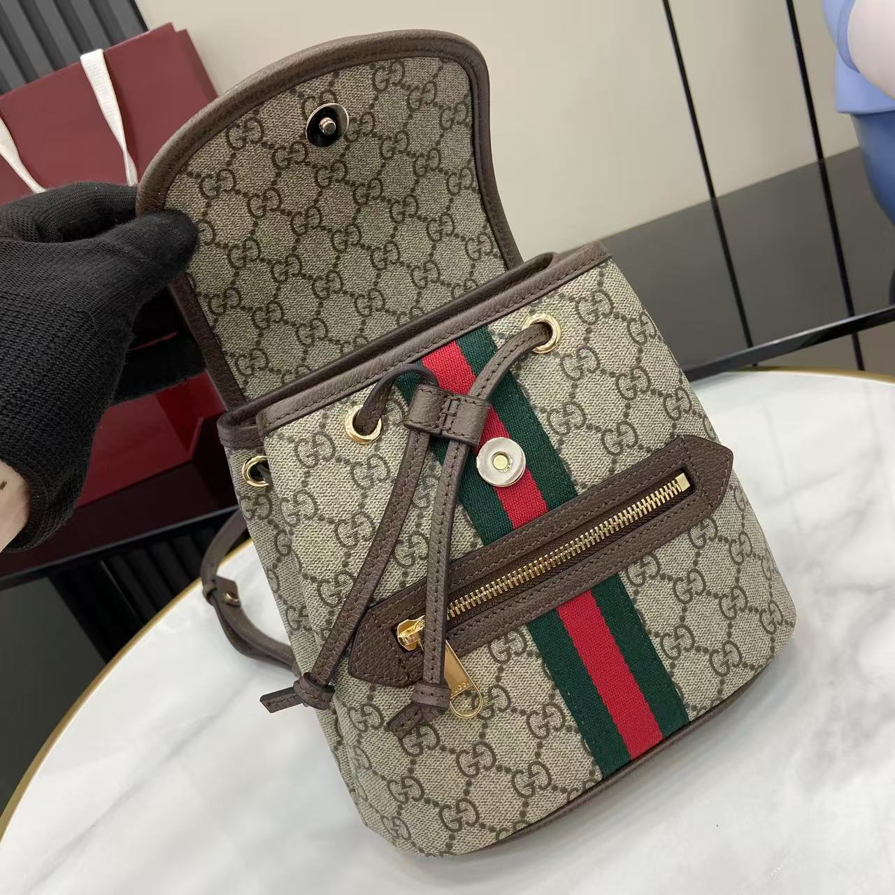 Gucci Ophidia Small Backpack - DesignerGu