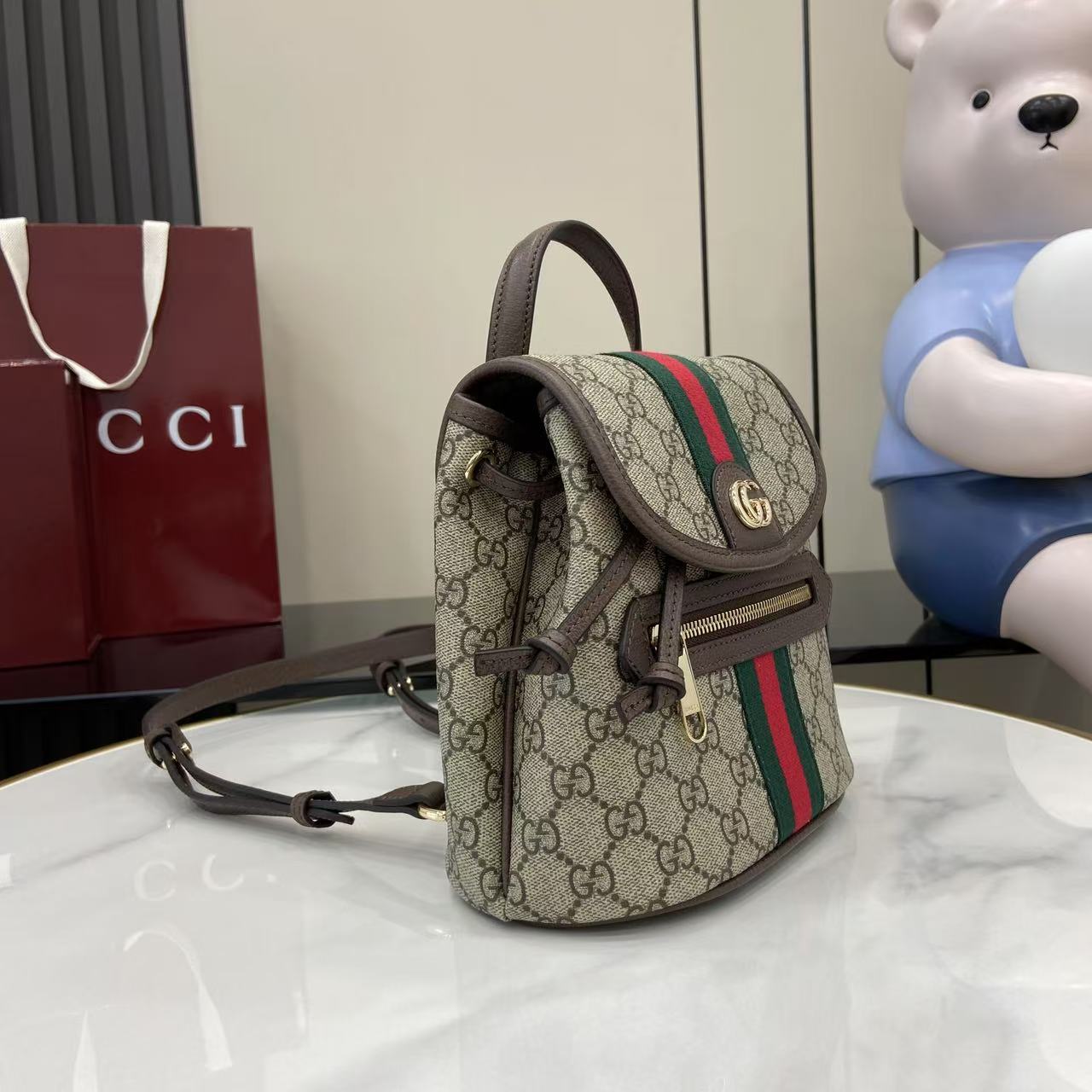 Gucci Ophidia Small Backpack - DesignerGu