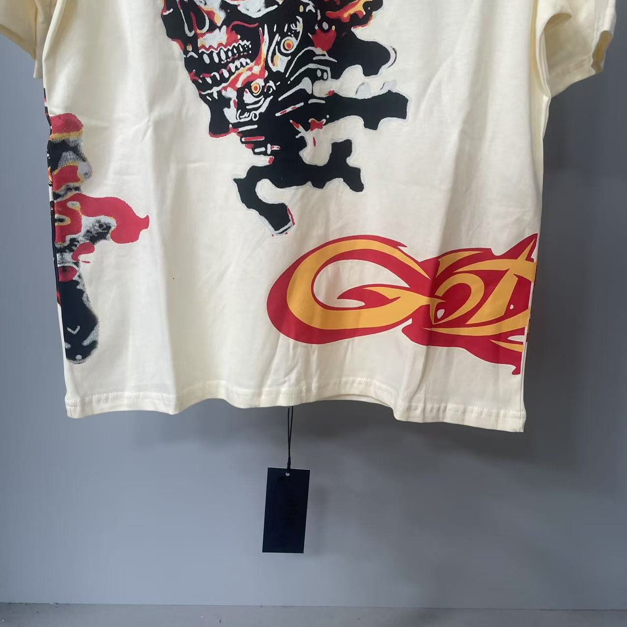 Godspeed Balaclava Szn Tee Bone/Red - DesignerGu