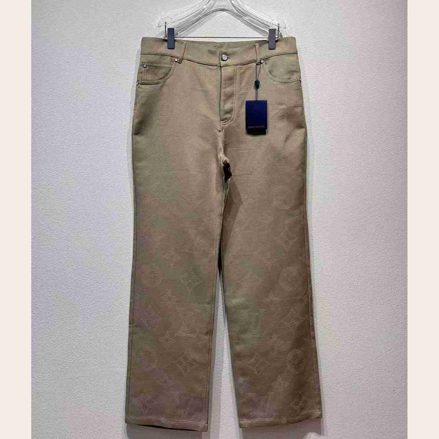 Louis Vuitton Monogram Embroidered Skate Pants     1AHBMA - DesignerGu