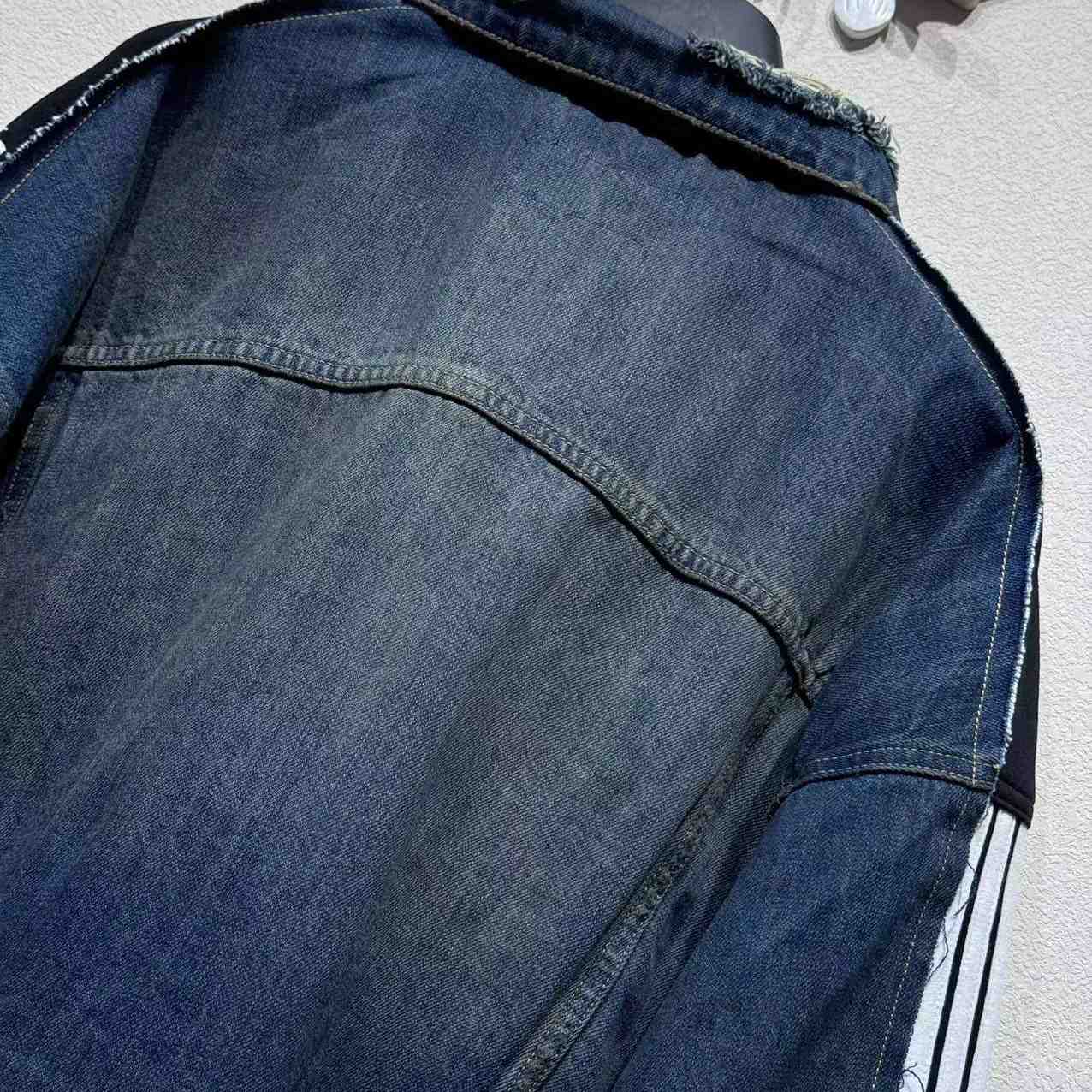 Balenciaga Cut-Up Tracksuit Jacket In Blue - DesignerGu