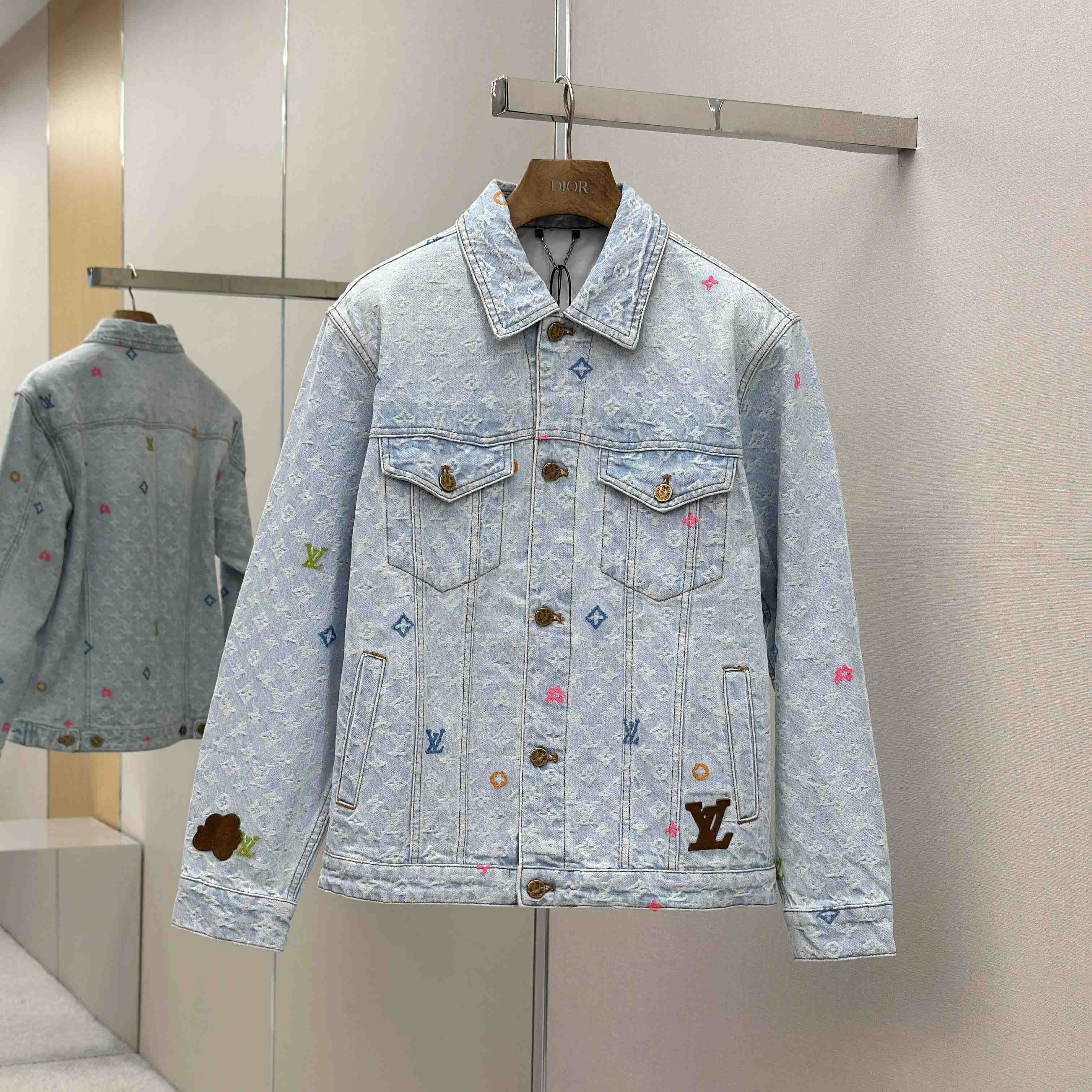 Louis Vuitton Monogram Denim Jacket - DesignerGu