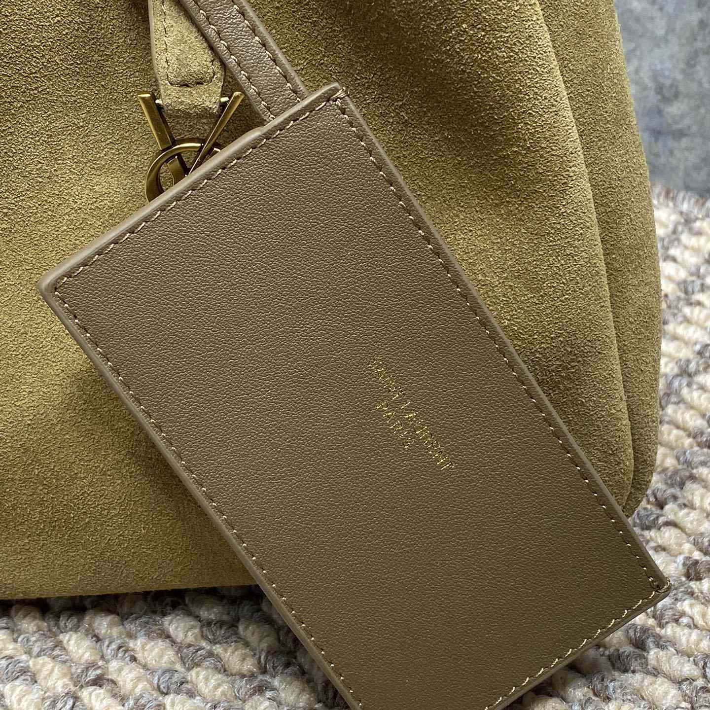 Saint Laurent LE 5 À 7 Supple Baby In Suede - DesignerGu