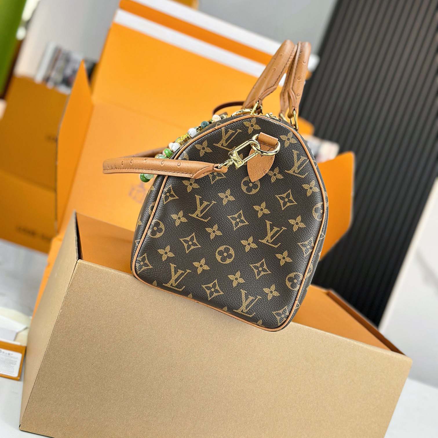 Louis Vuitton Speedy Soft 30 Boho   N87212 - DesignerGu