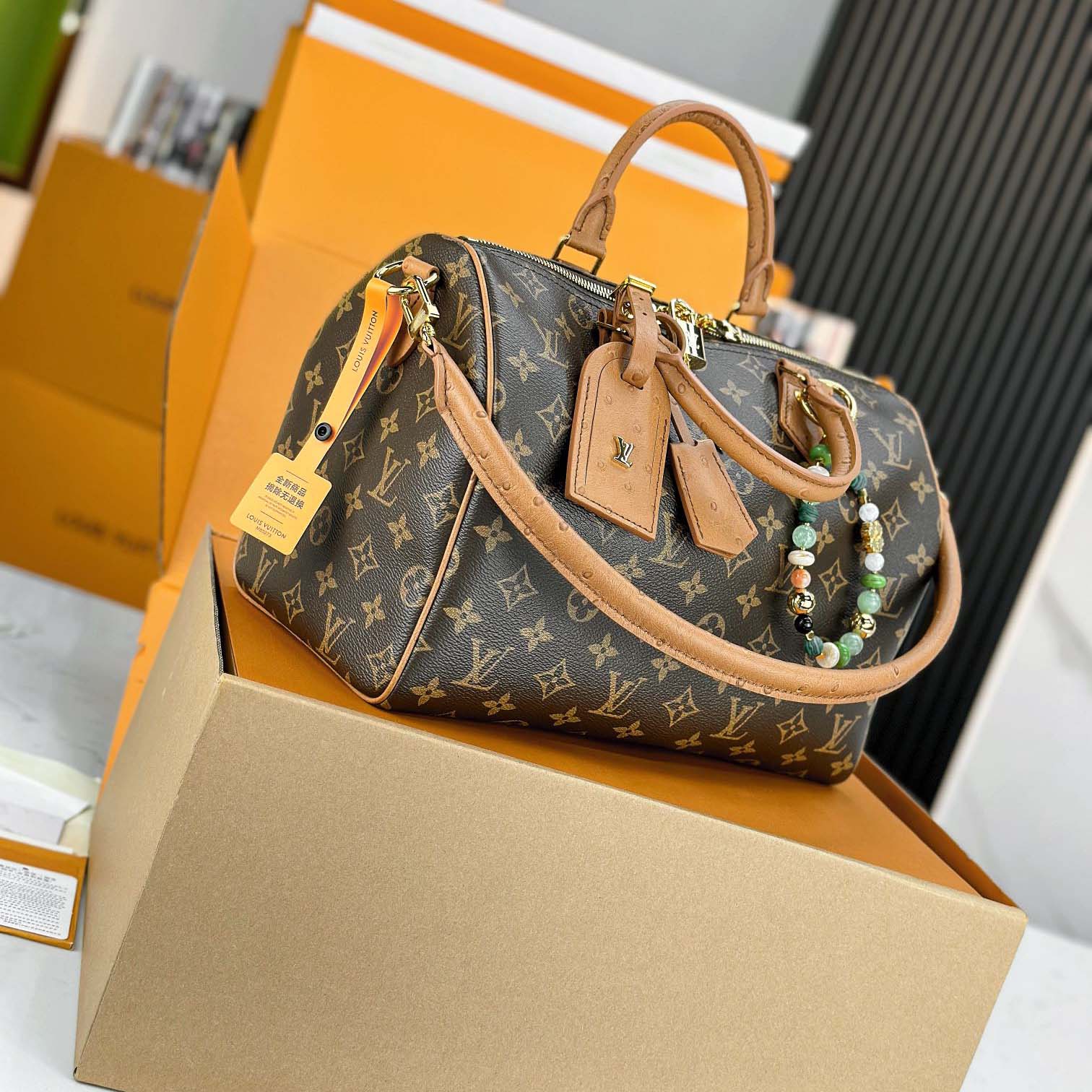 Louis Vuitton Speedy Soft 30 Boho   N87212 - DesignerGu