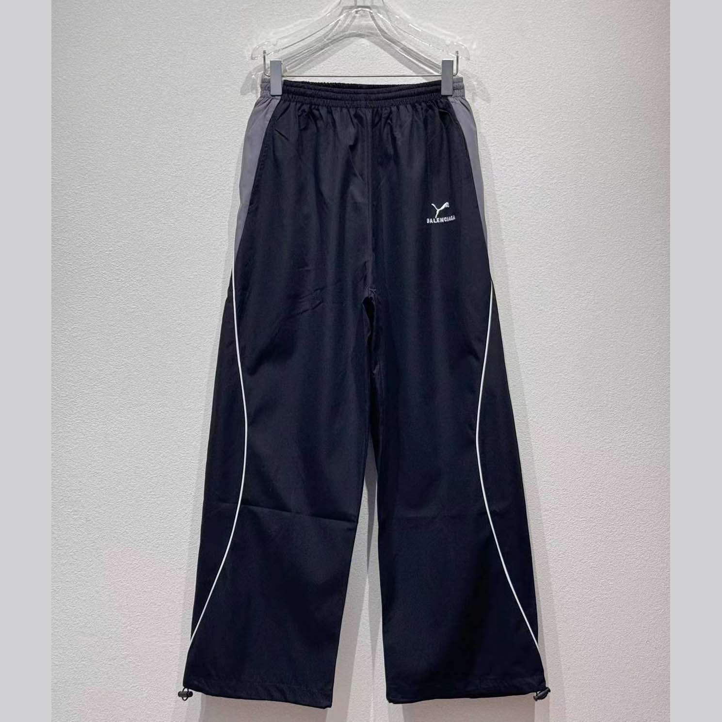 Balenciaga I PUMA Tracksuit Pants In Elephant Grey - DesignerGu
