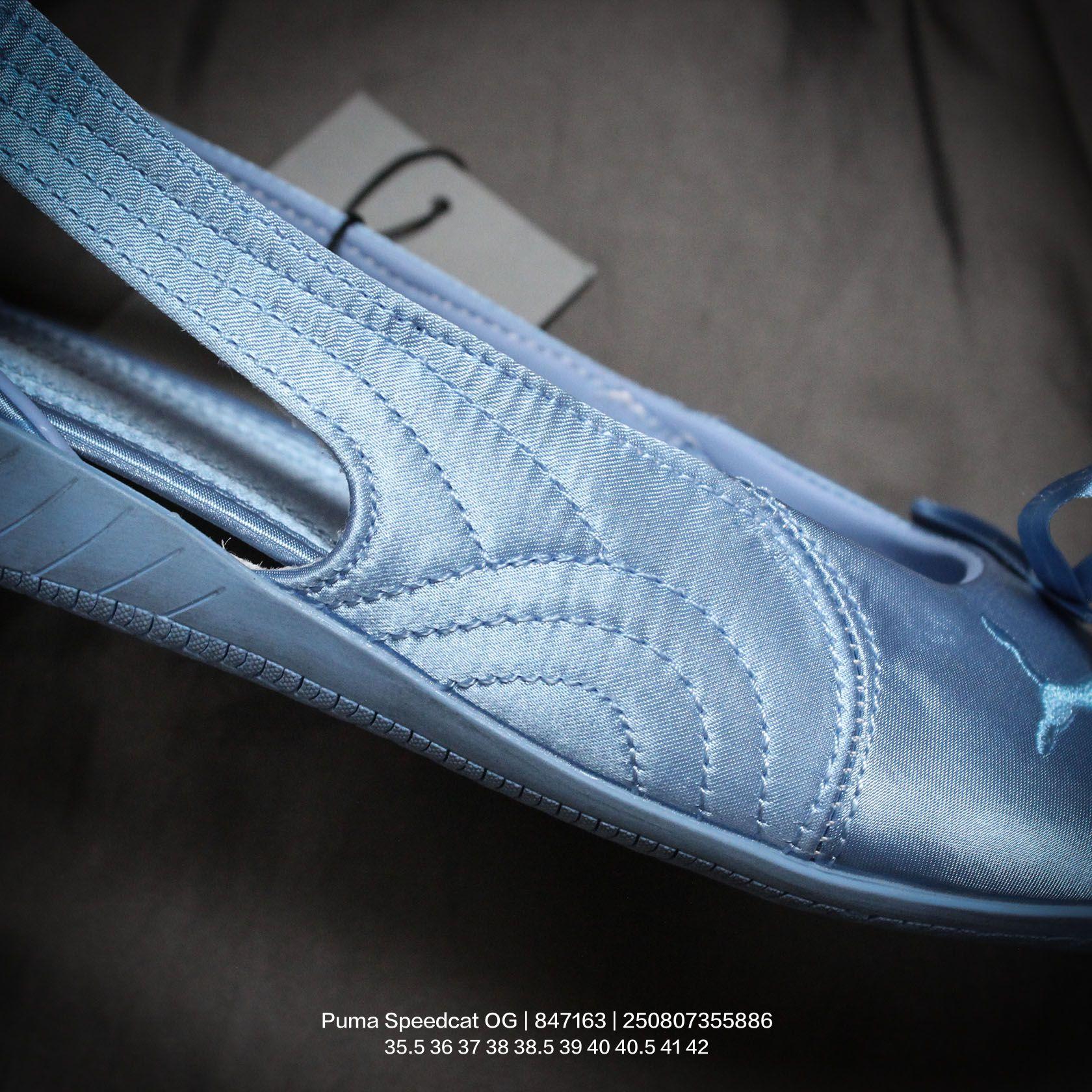 Balenciaga Speedcat Ballet Satin Balenciaga In Light Blue Satin - DesignerGu