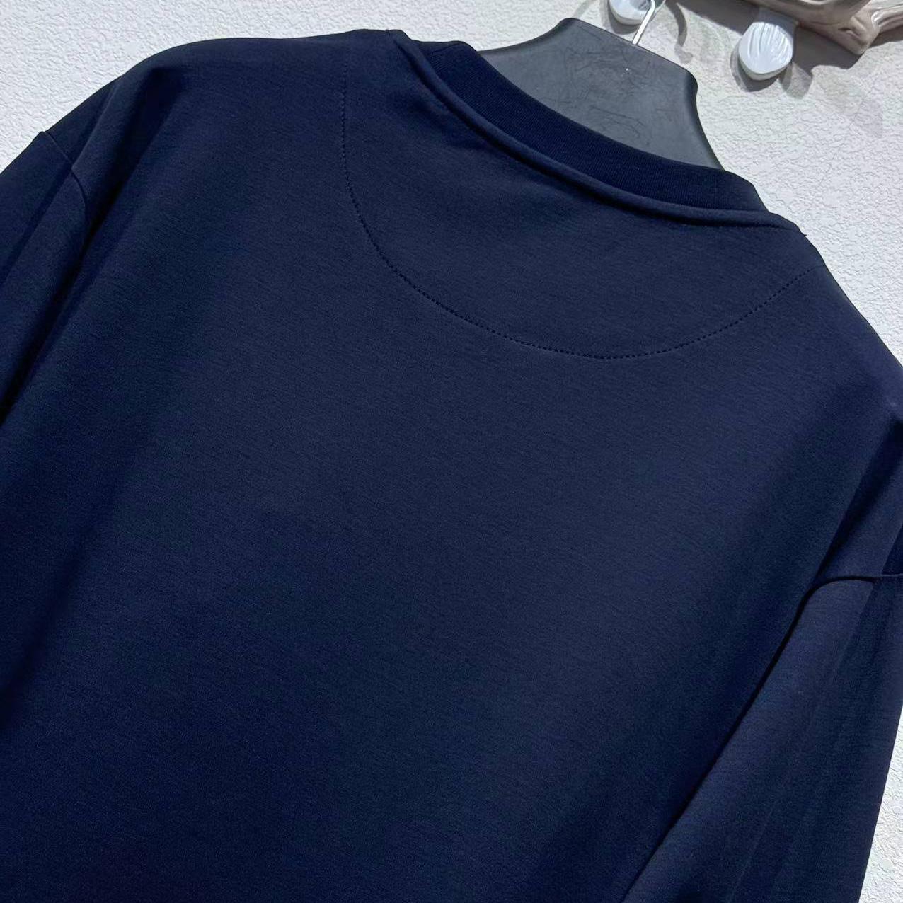 Fendi Blue Cotton T-shirt - DesignerGu