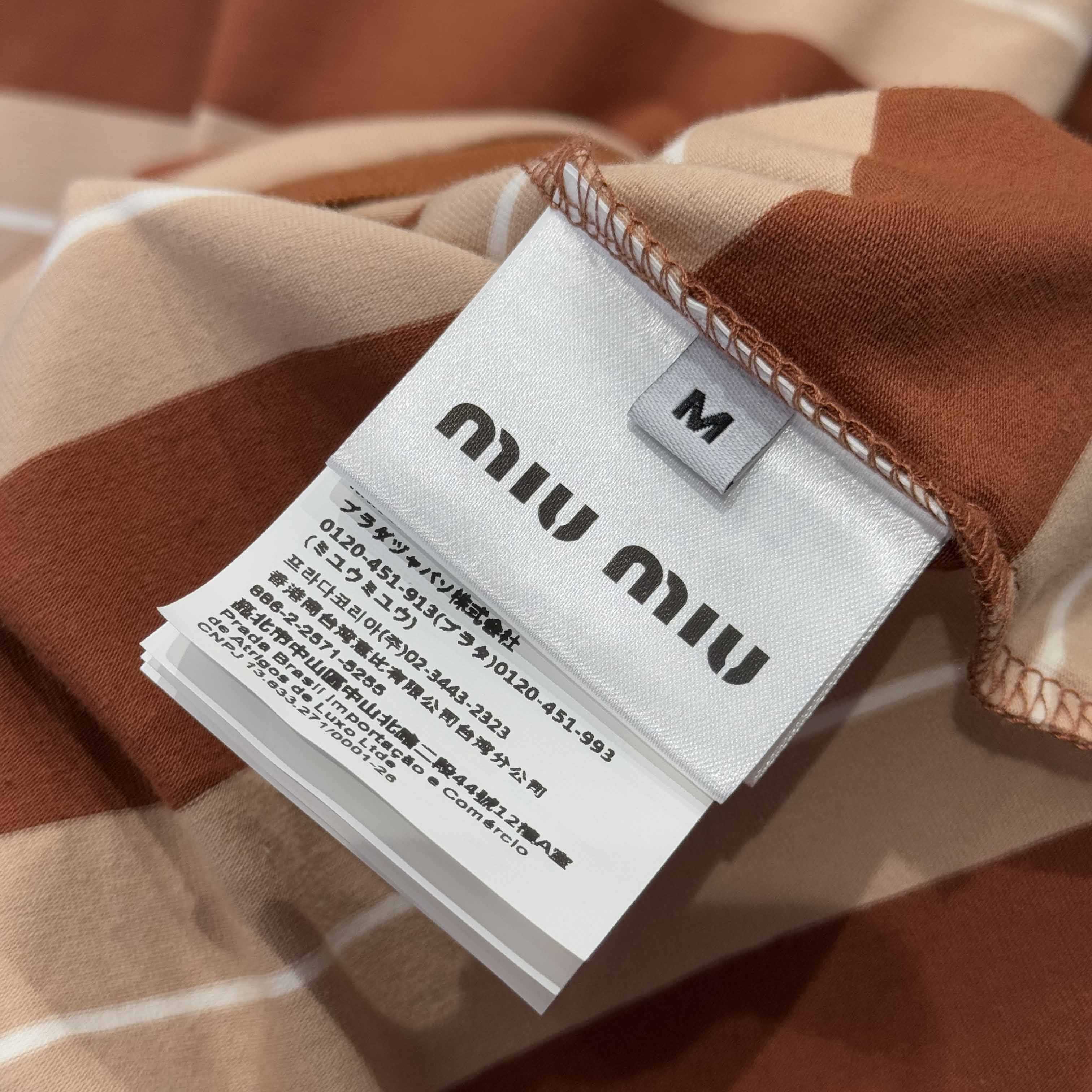 Miu Miu Cotton Knit Polo Shirt - DesignerGu