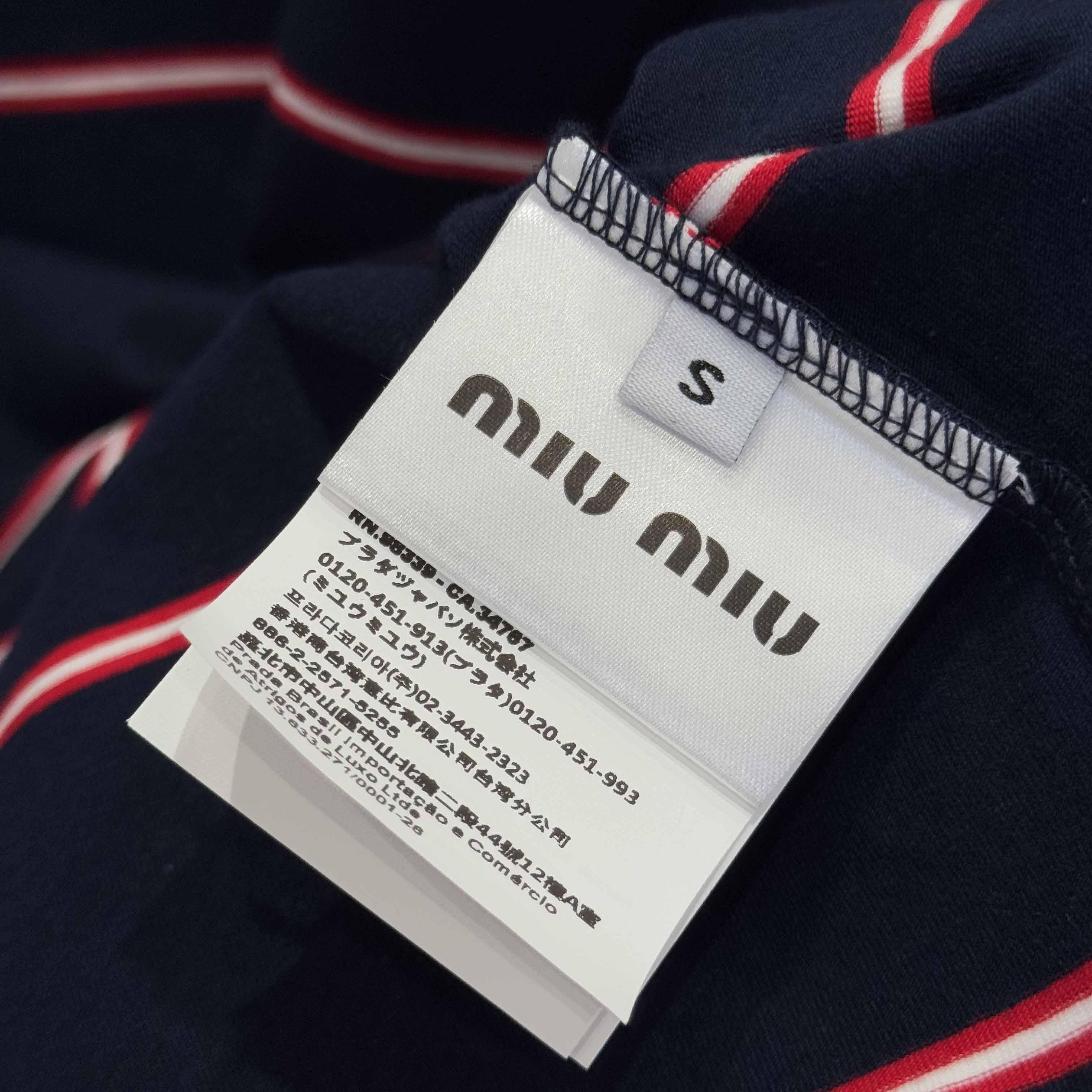 Miu Miu Cotton Polo Shirt - DesignerGu