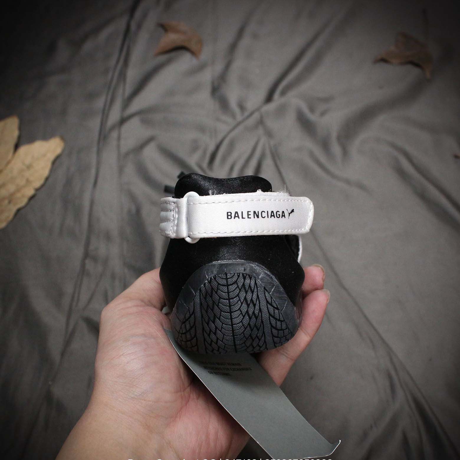 Balenciaga Speedcat Ballet Satin Balenciaga in black and white satin - DesignerGu