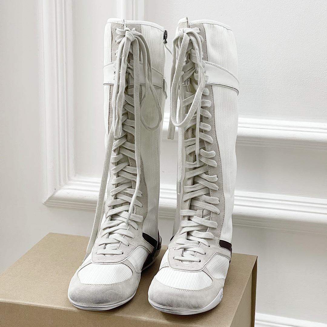 Miu Miu Panelled Boots - DesignerGu