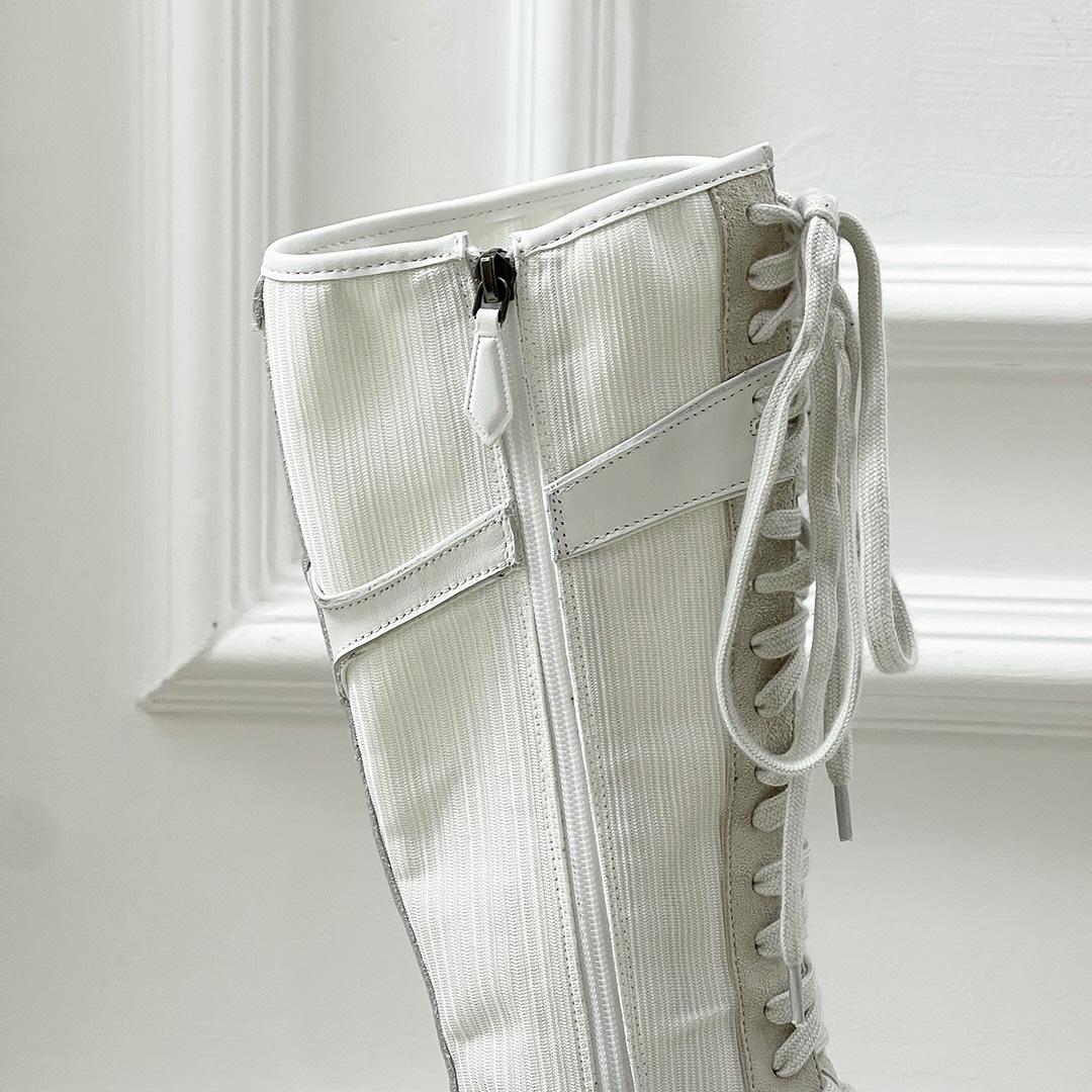 Miu Miu Panelled Boots - DesignerGu