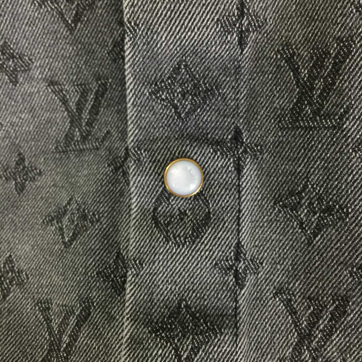 Louis Vuitton Monogram Denim Shirt    - DesignerGu