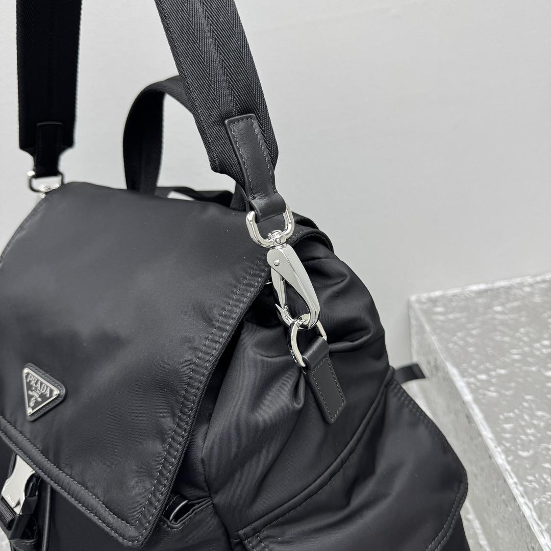 Prada Explore Re-Nylon And Leather Backpack - DesignerGu