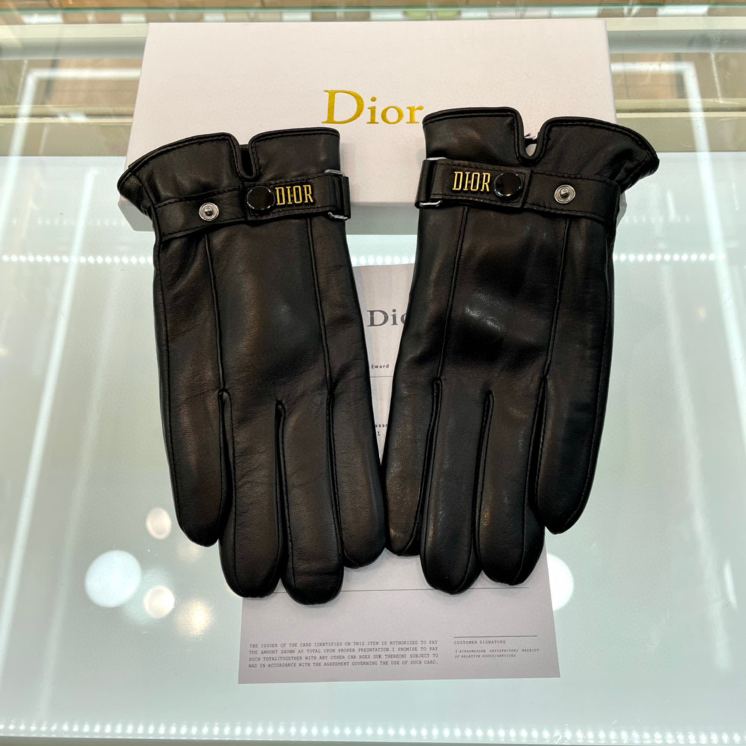 Dior Men's Gloves  - DesignerGu