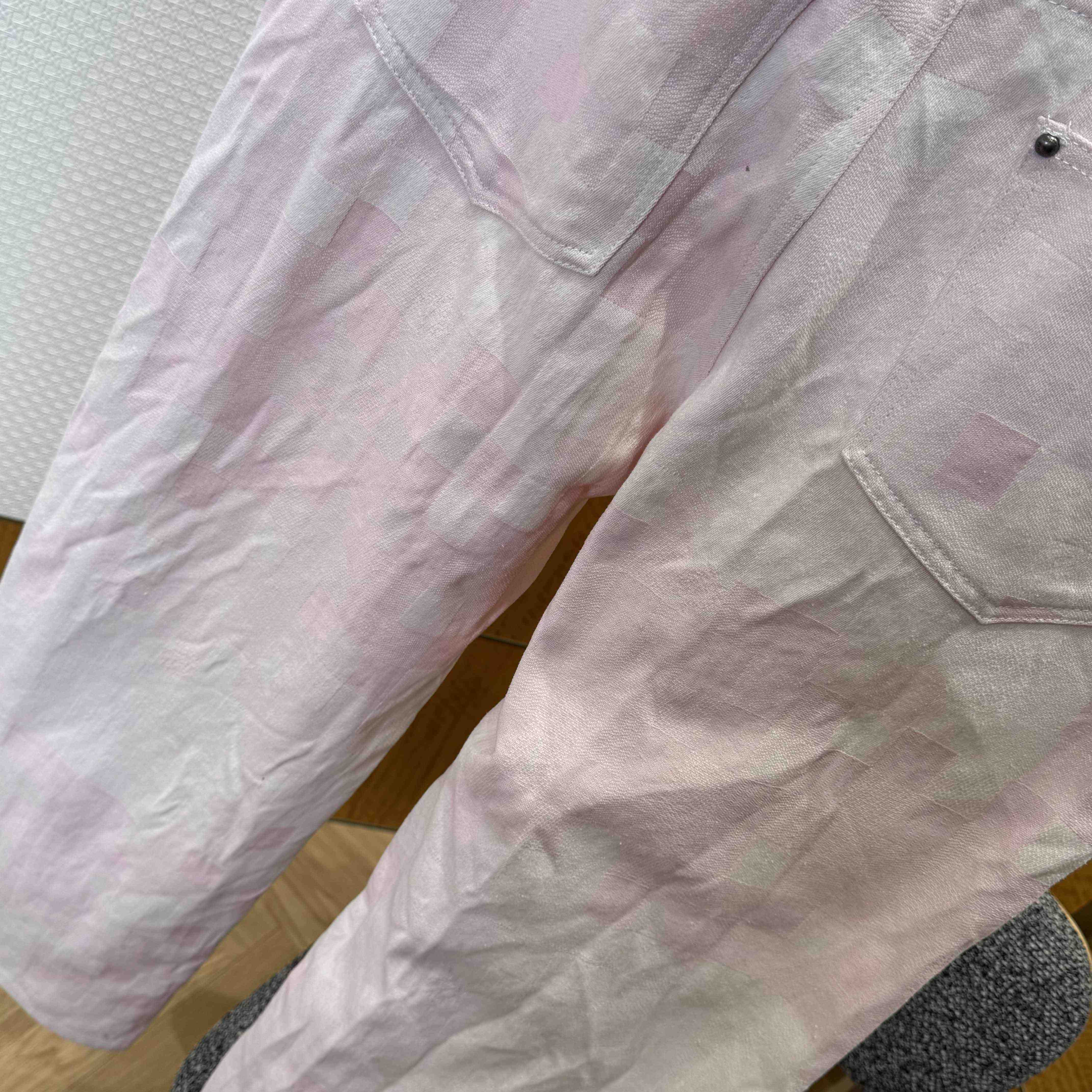 Louis Vuitton Damoflage Denim Skate Pants   1AILVF - DesignerGu