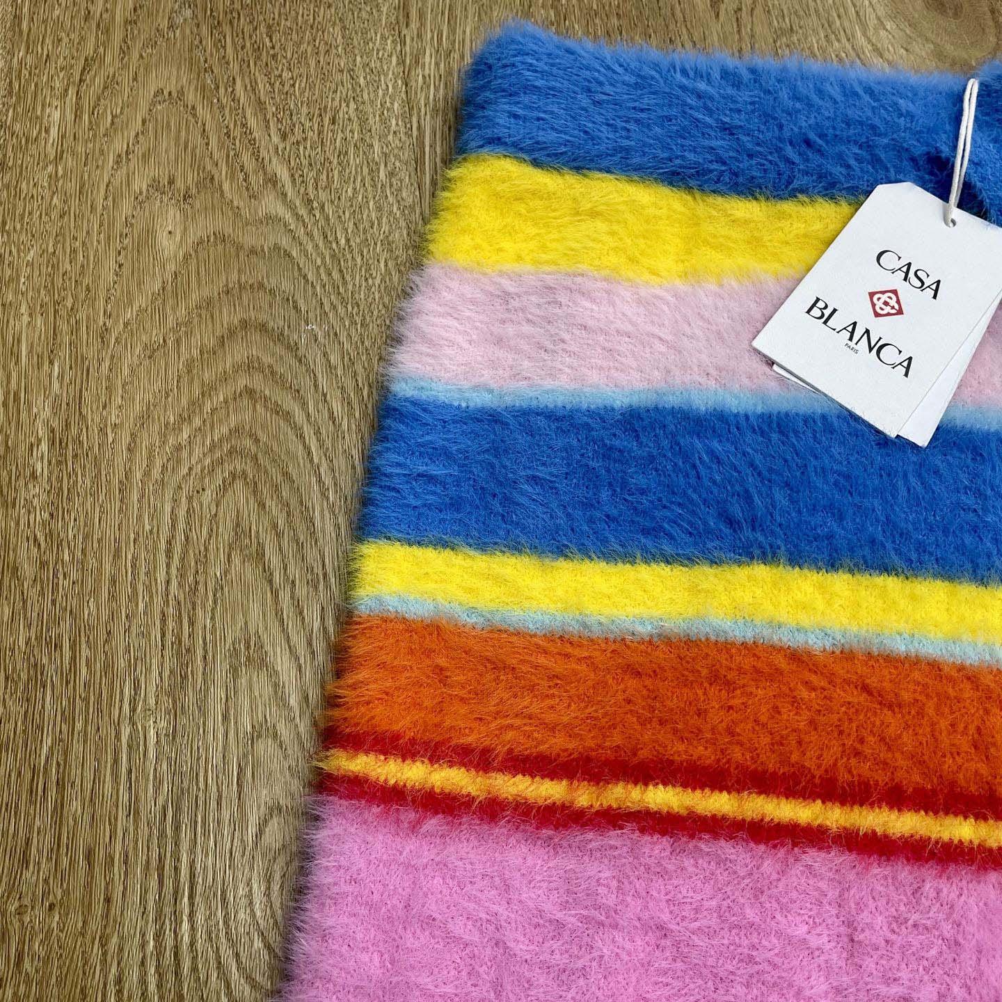 Casablanca Fluffy Oversize Shorts 'Multicolor/Blue'   Z6022 - DesignerGu