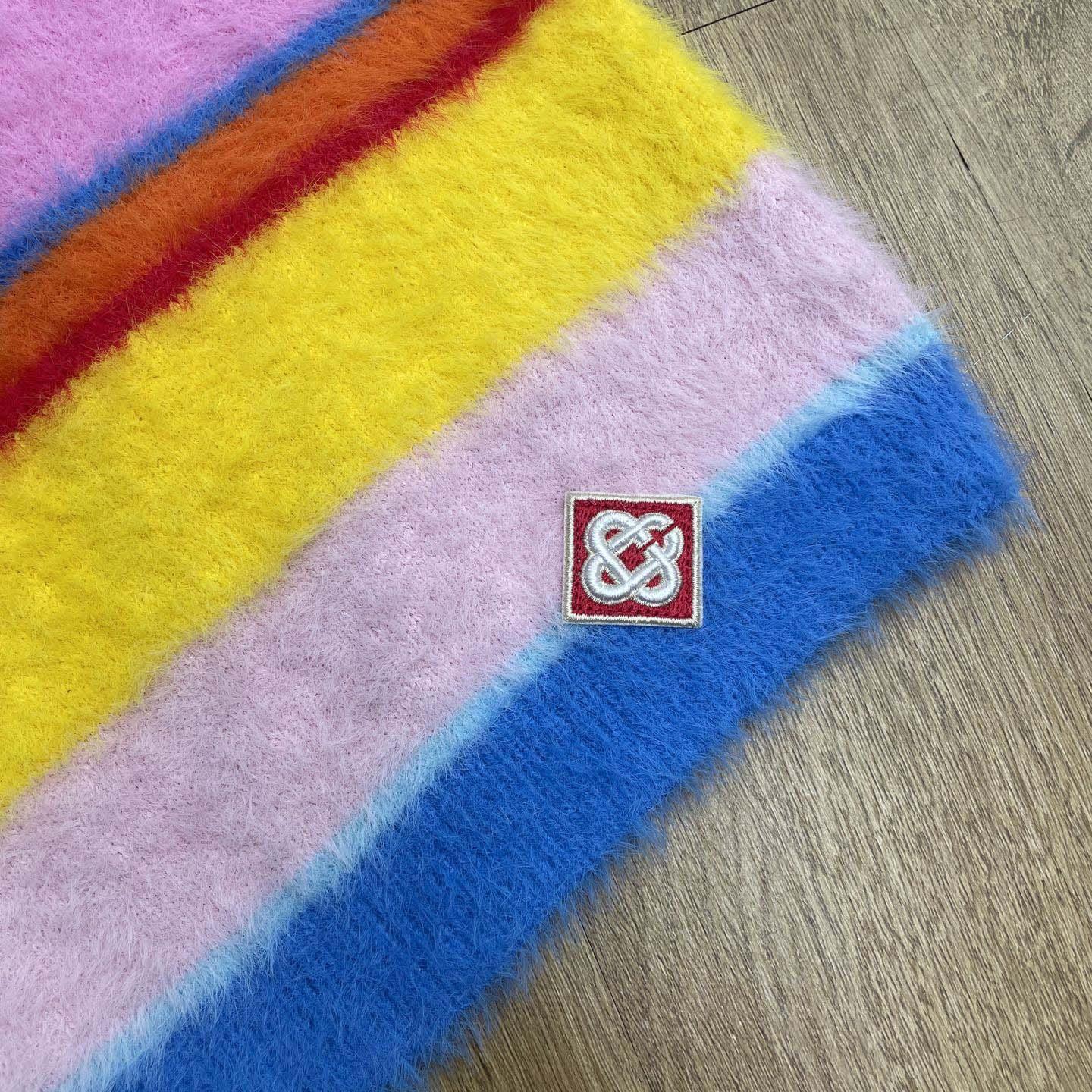 Casablanca Fluffy Oversize Shorts 'Multicolor/Blue'   Z6022 - DesignerGu