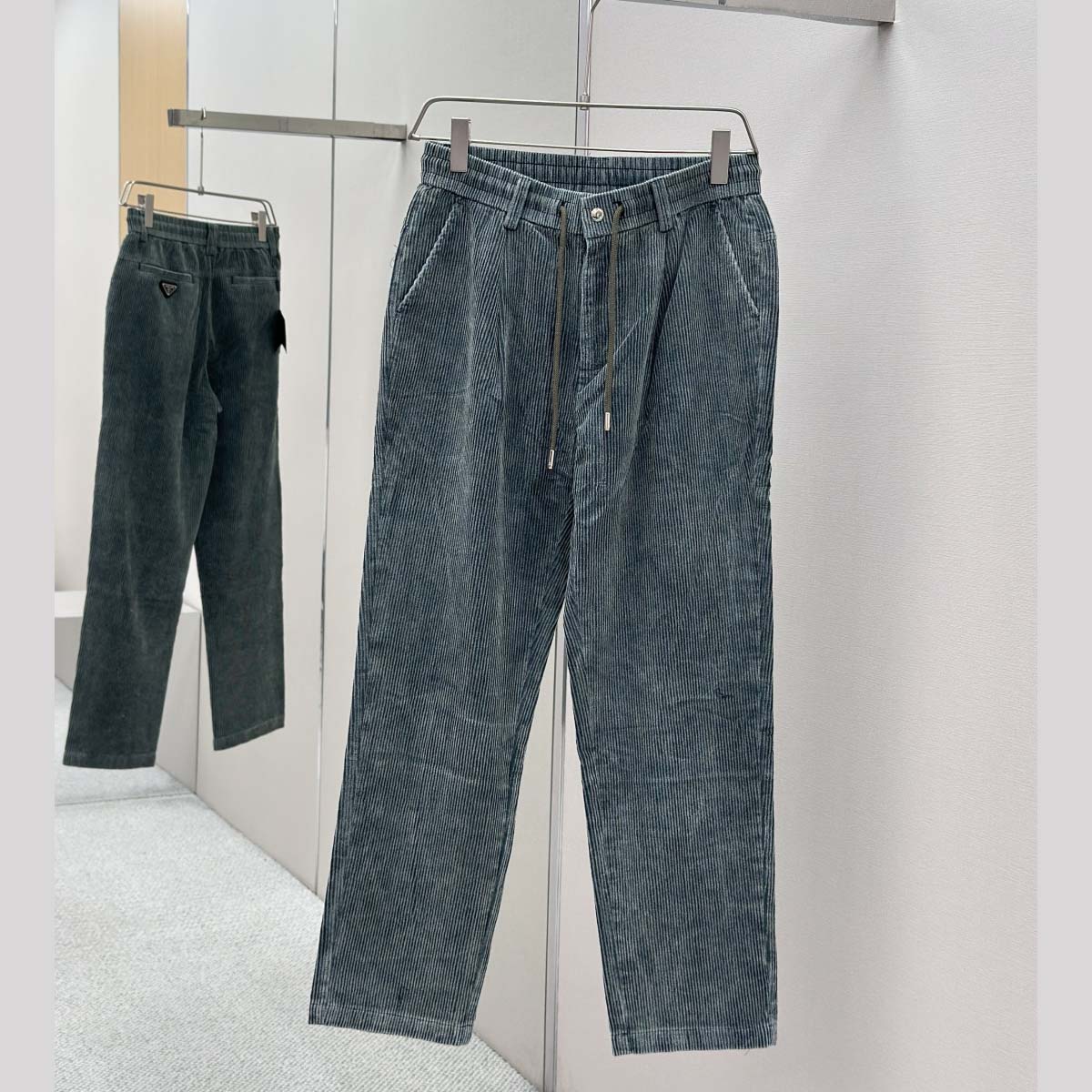 Prada Stretch Cotton Shirt And Pants - DesignerGu