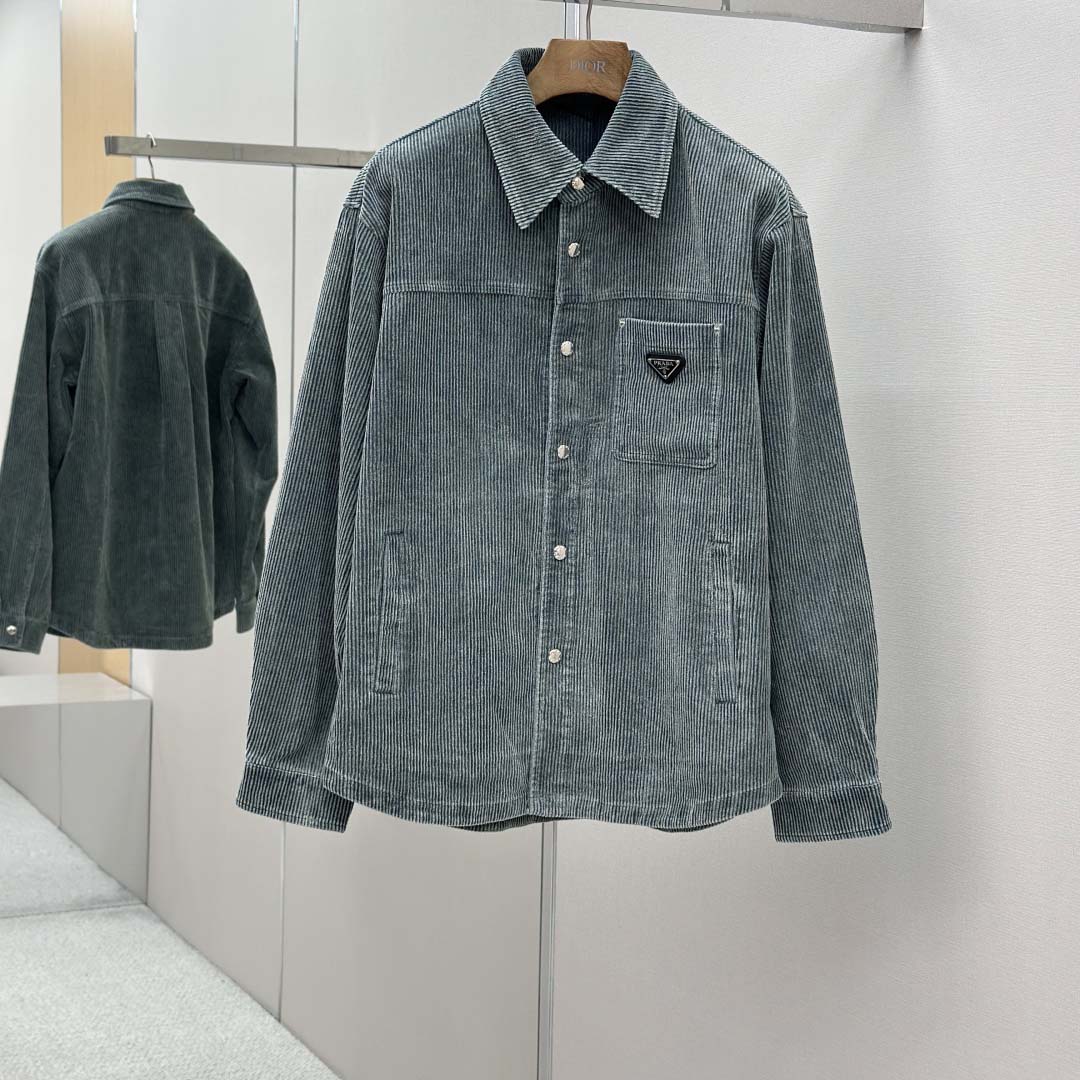 Prada Stretch Cotton Shirt And Pants - DesignerGu