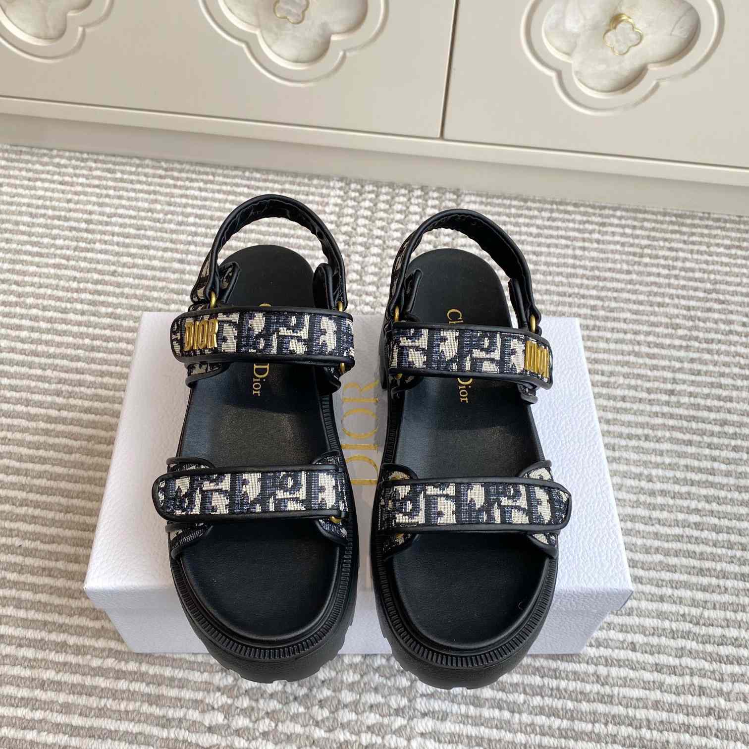 Dior Dioract Platform Sandal   - DesignerGu