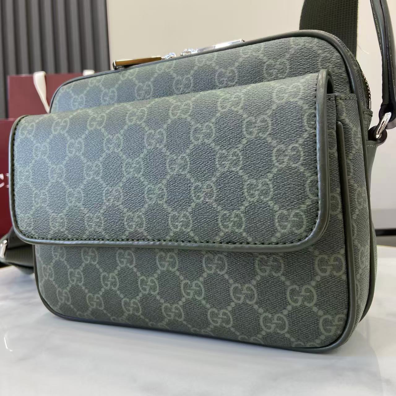 Gucci GG Monogram Small Crossbody Bag - DesignerGu