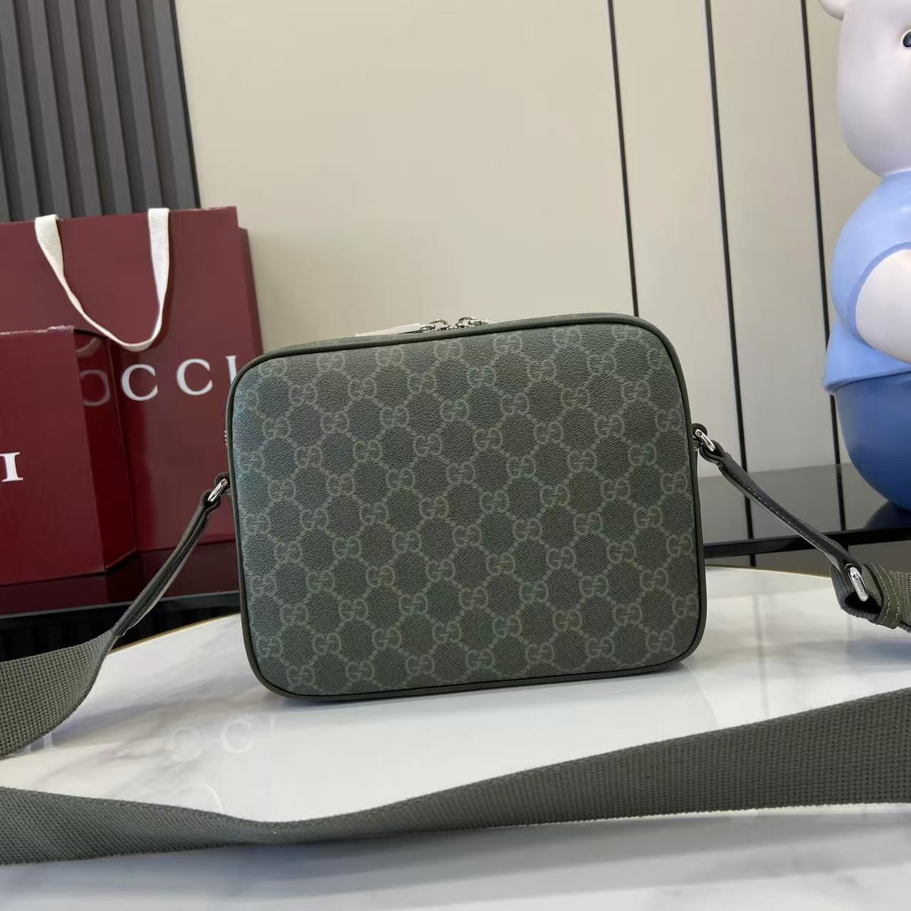 Gucci GG Monogram Small Crossbody Bag - DesignerGu