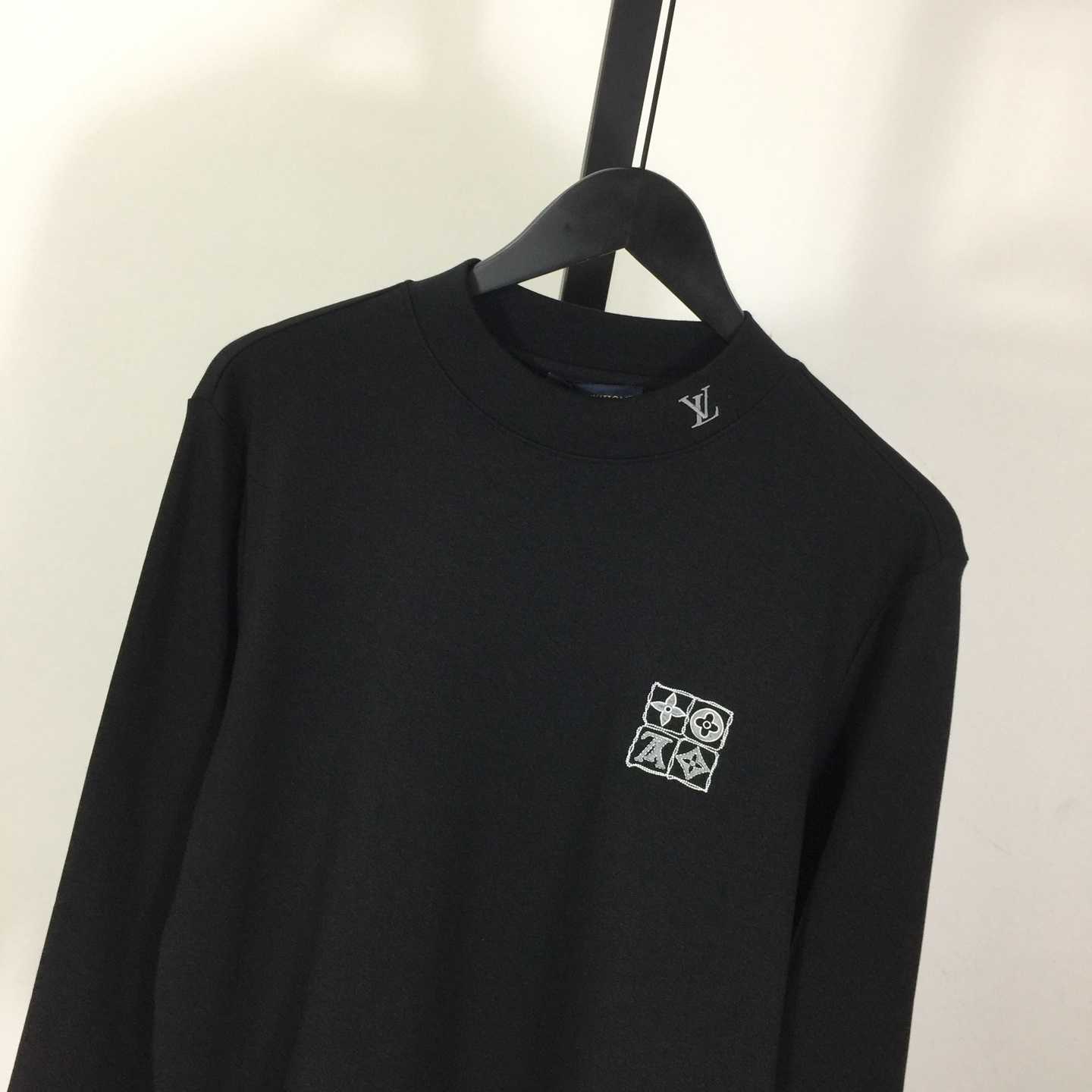 Louis Vuitton Embossed LV Long-Sleeved T-Shirt - DesignerGu