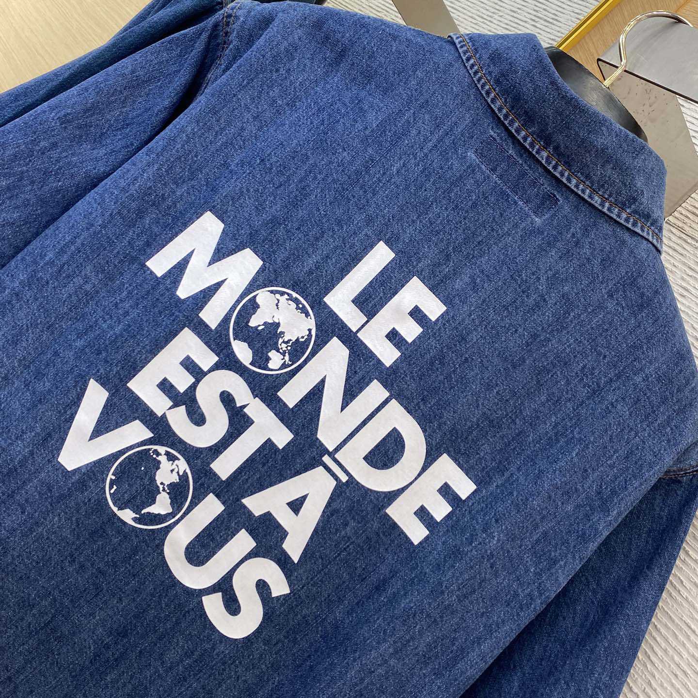 Louis Vuitton Signature Denim Short-Sleeved Shirt - DesignerGu