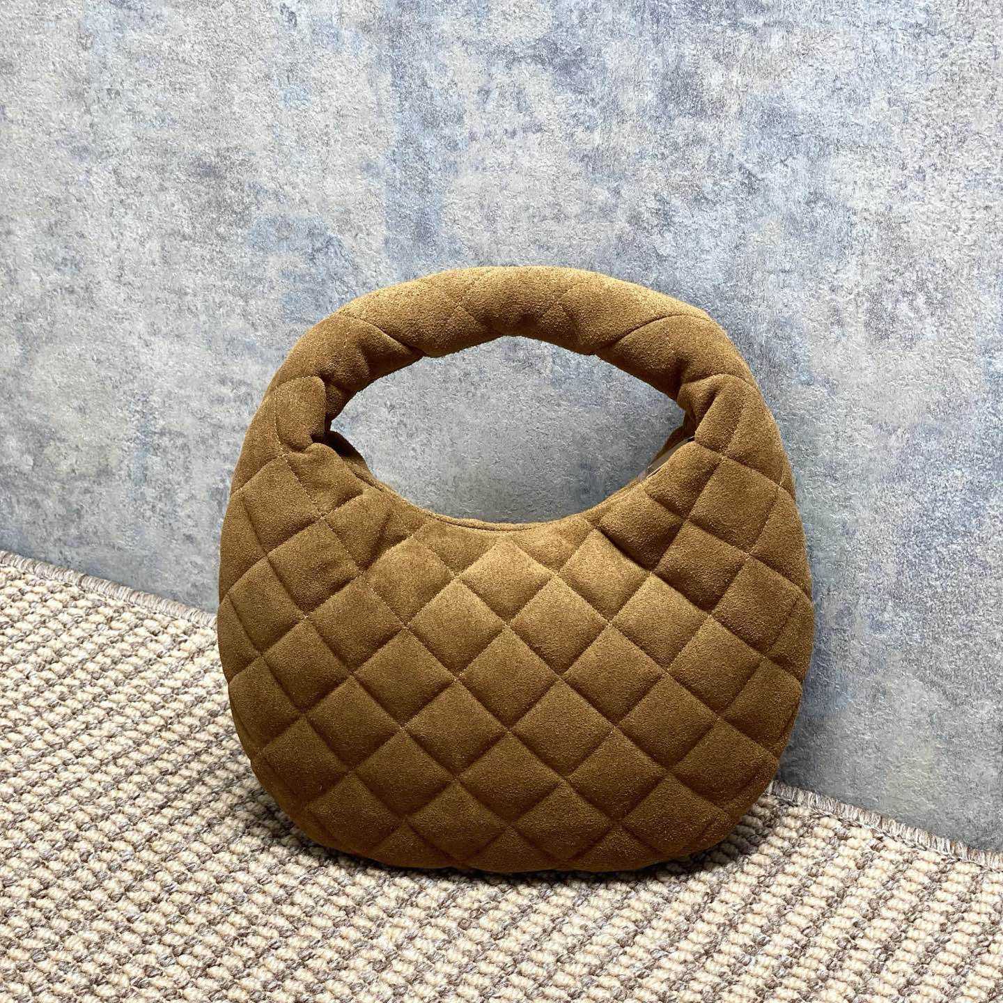 Saint Laurent Icarino In Quilted Suede - DesignerGu