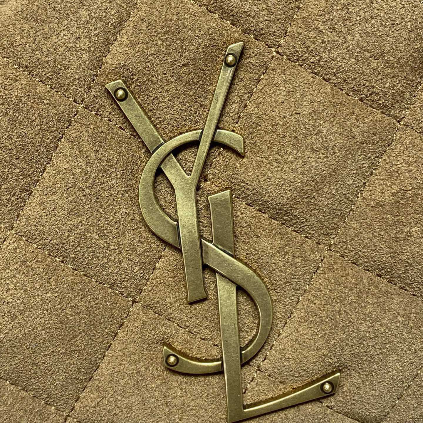 Saint Laurent Icarino In Quilted Suede - DesignerGu