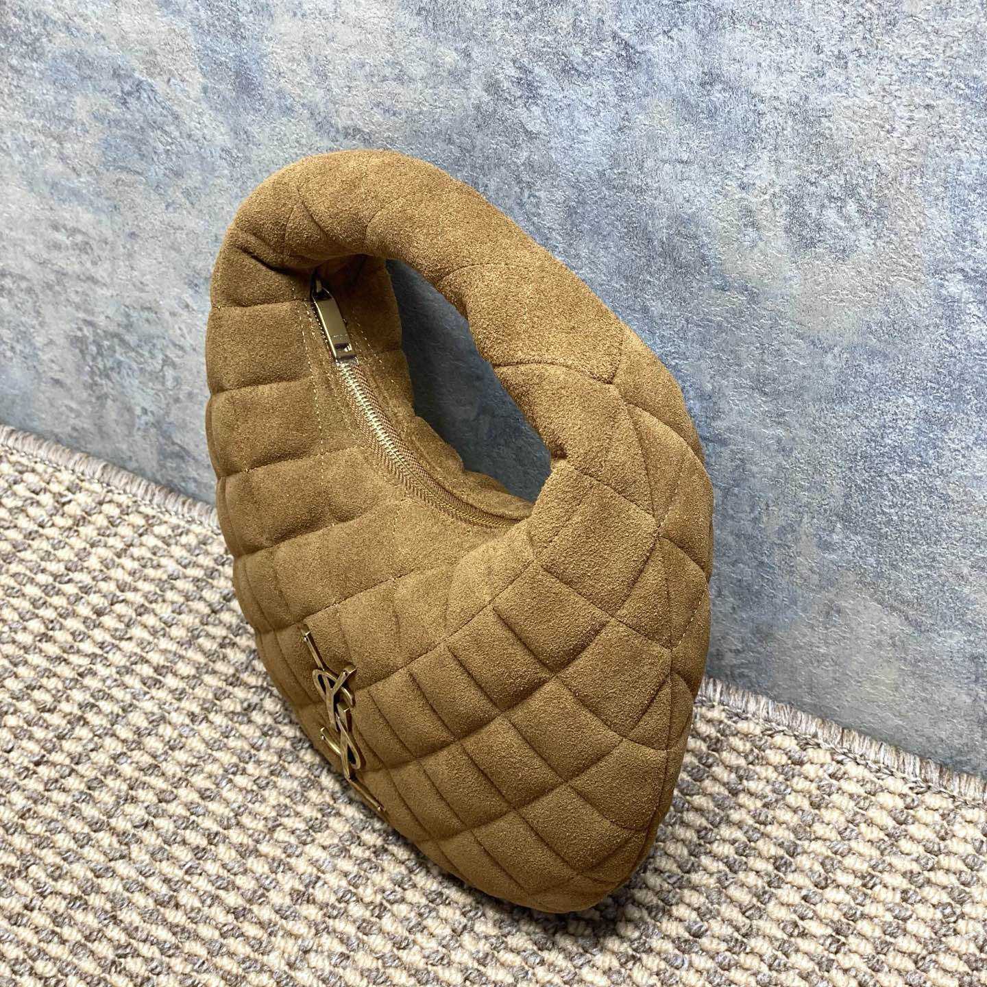 Saint Laurent Icarino In Quilted Suede - DesignerGu