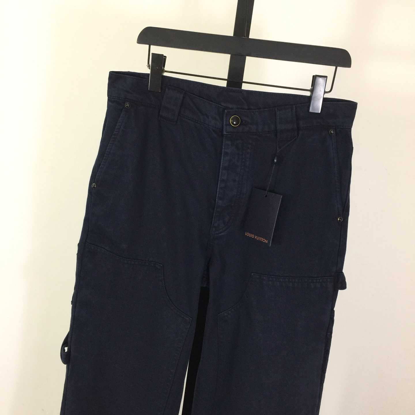 Louis Vuitton Garment-Dyed Denim Carpenter Pants   1AHVCS - DesignerGu