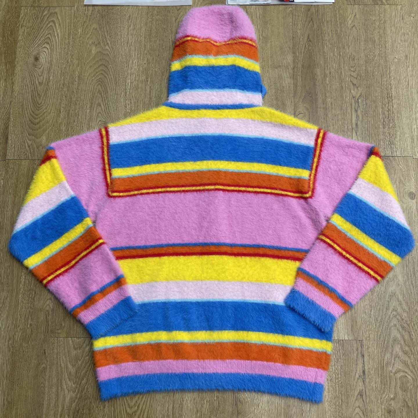 Casablanca Fluffy Oversized Hooded Sweatshirt   Z6021 - DesignerGu