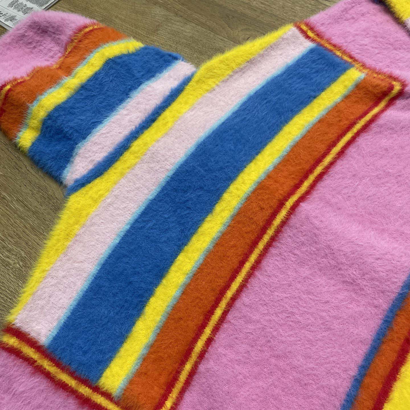 Casablanca Fluffy Oversized Hooded Sweatshirt   Z6021 - DesignerGu