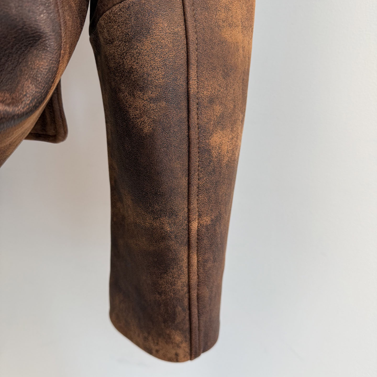 Miu Miu Waxed Suede Leather Jacket - DesignerGu