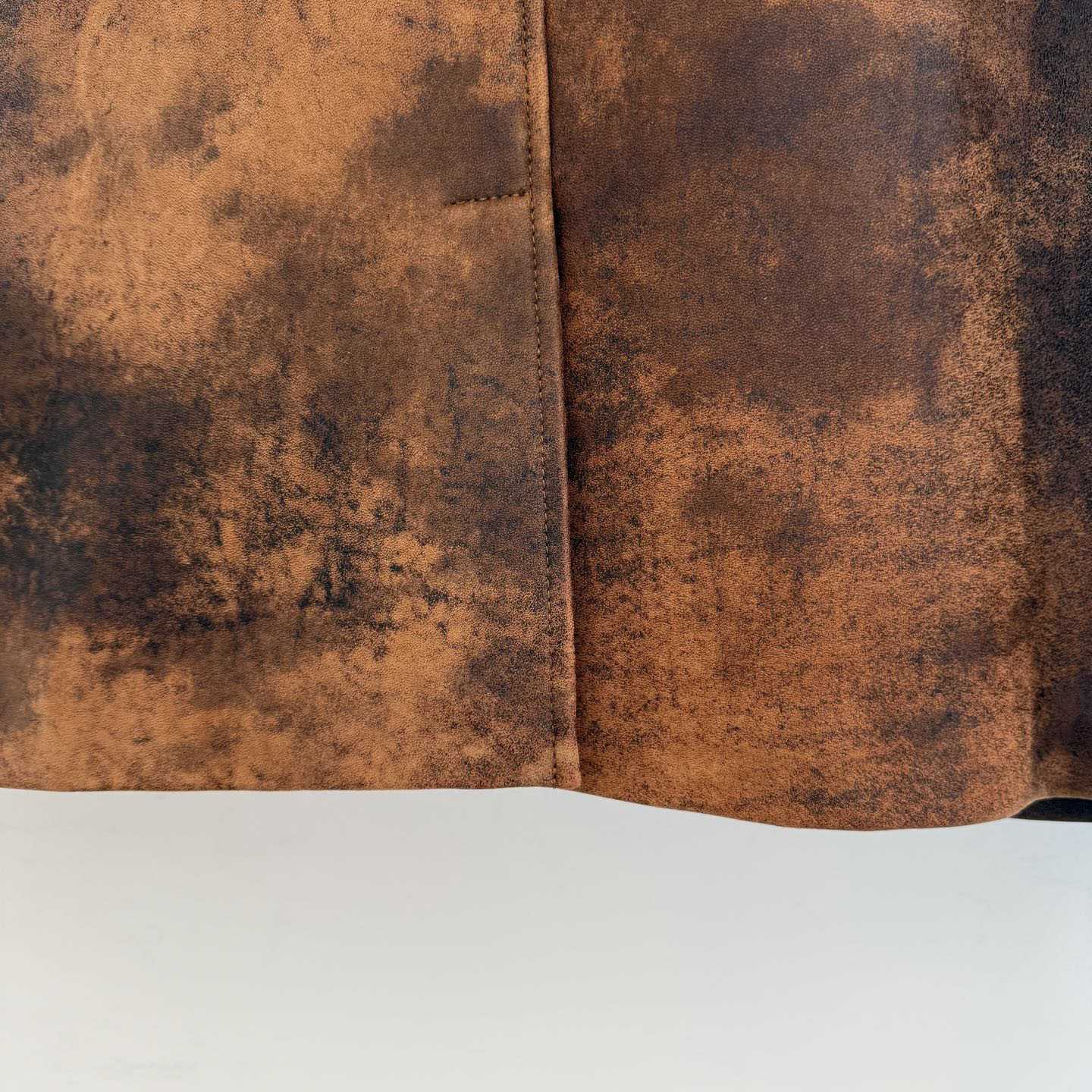 Miu Miu Waxed Suede Leather Jacket - DesignerGu