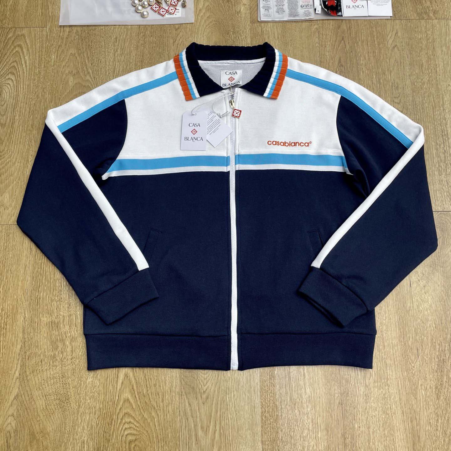 Casablanca Panelled Zip-up Jacket    c1068 - DesignerGu