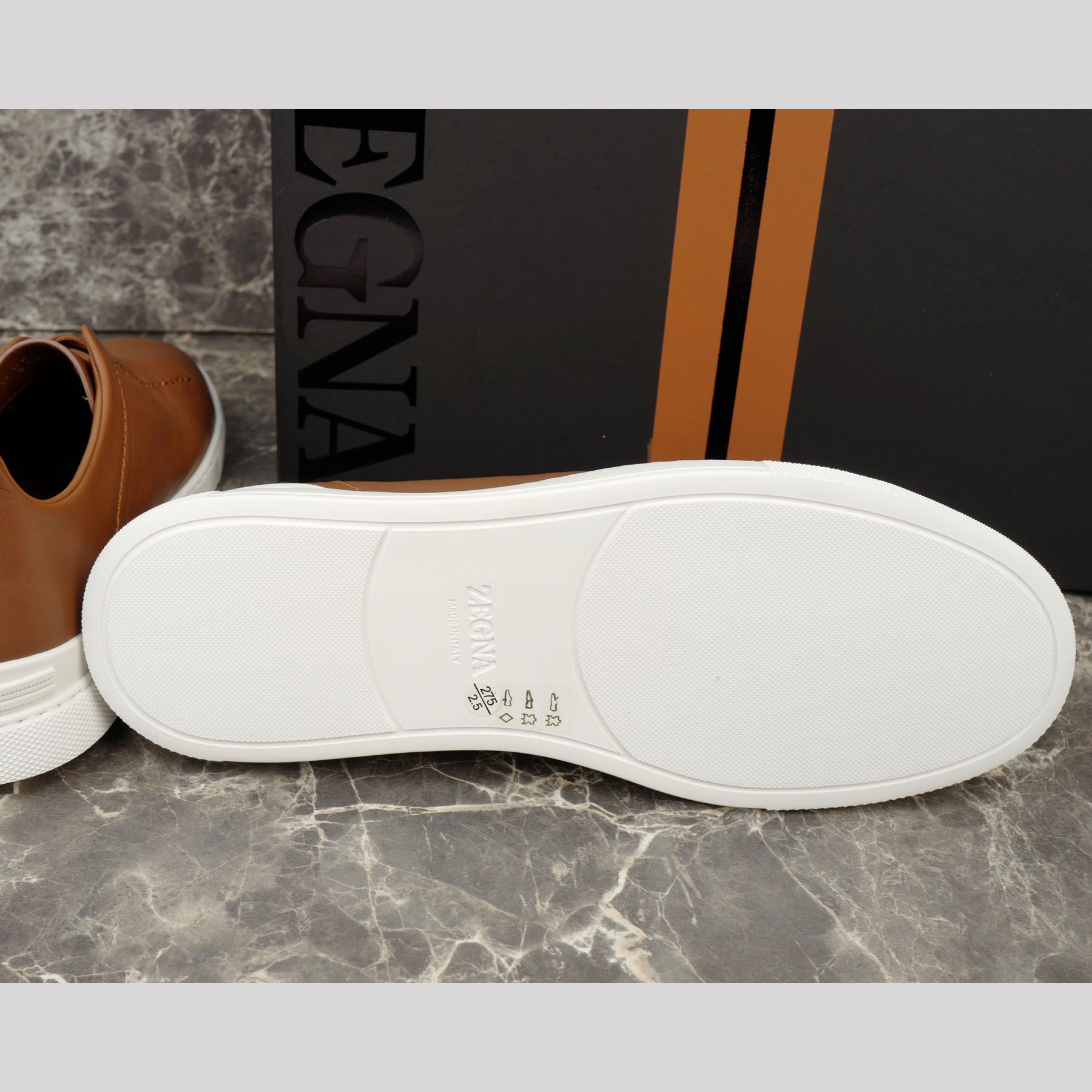 Zegna Beige Secondskin Triple Stitch™ Sneakers - DesignerGu